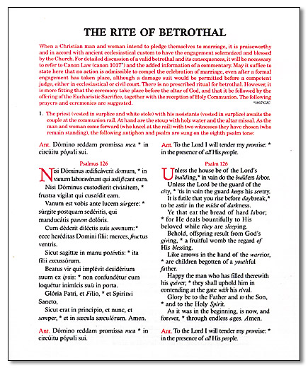 Rite of Betrothal (image for) Rite of Betrothal